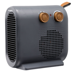 Von VHF202MLK Fan Heater, 2000W - Black