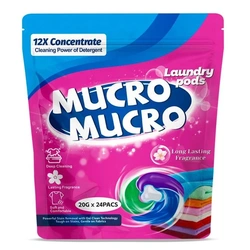 Mucro Laundry Detergent Pods 4 In1 20G 24's