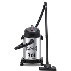 BLACK+DECKER WV1450-B5 Wet and Dry Pot Vacuum Cleaner - Stainless Steel