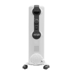 Delonghi TRRS1225 Oil Filled Radiator Heater, 12 Fin - White