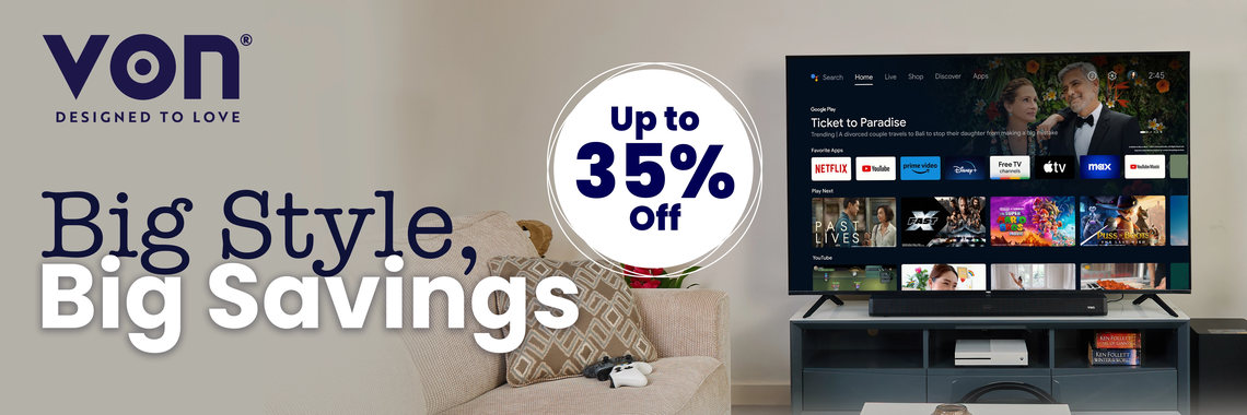 VON BIG STYLE, BIG SAVINGS